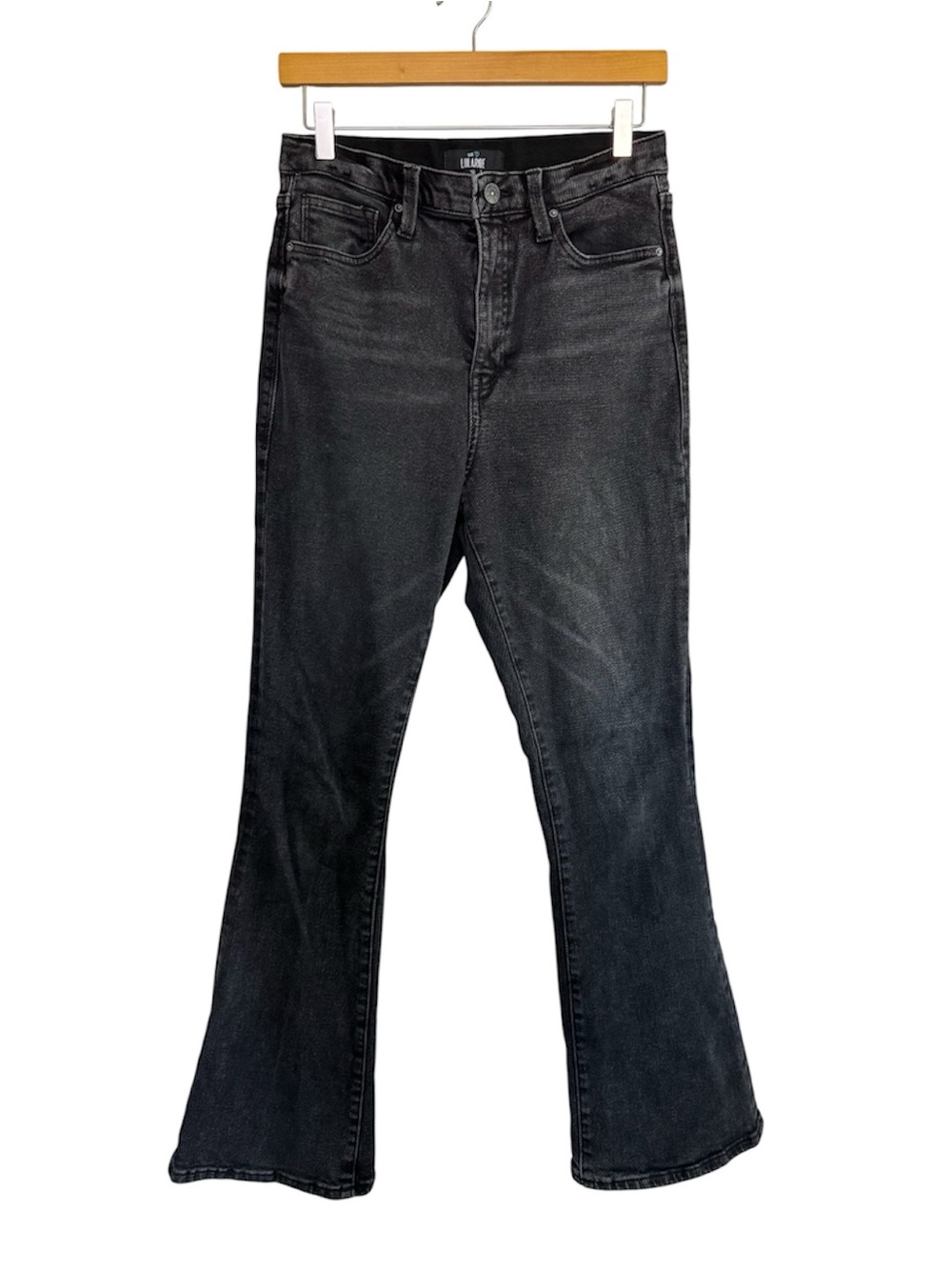 LulaRoe Black Gray Skinny Flare Jeans Size 28